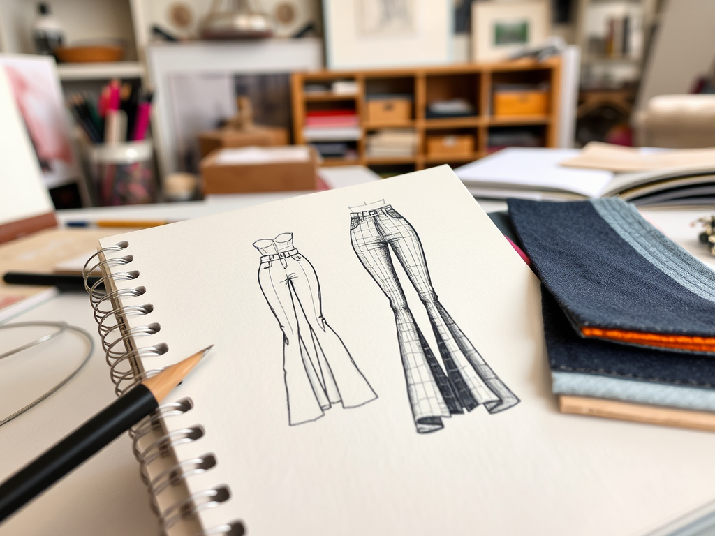 ART MOBIREL | Pantalonii evazati pe catwalk: Inspirație din lumea designerilor