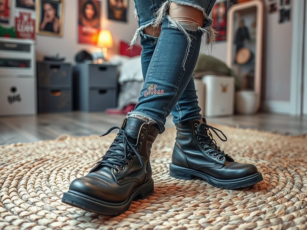 ART MOBIREL | Stilul grunge: cum să porți blugii în 2025